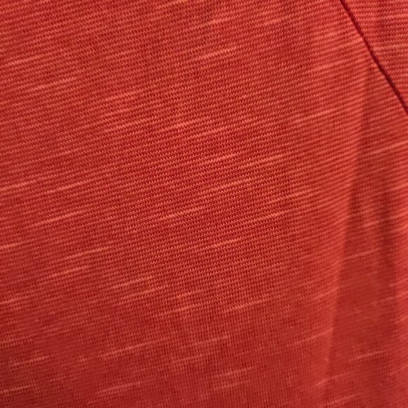 Toad&Co Windmere Short Sleeve Dress Marled Orange Tencell Blend Pockets Size S - Picture 4 of 6